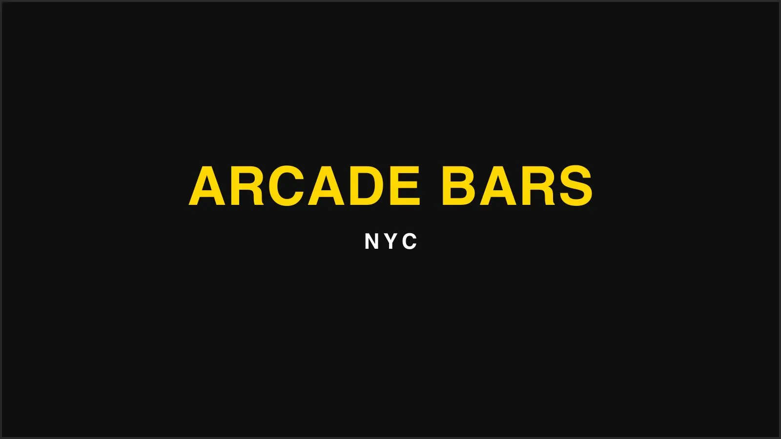 Arcade games glowing in a dark New York bar — Big Buck Hunter and pinball